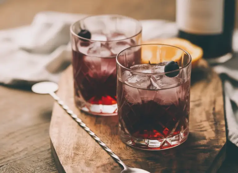 A Sloe Kiss im Glas