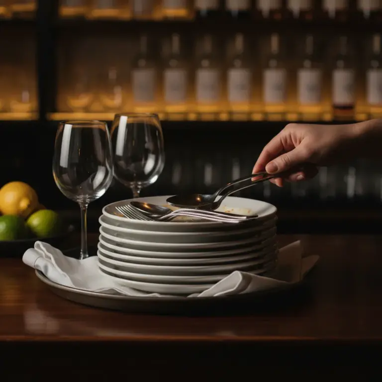 Abräumen im Restaurant: Regeln und typische Fehler