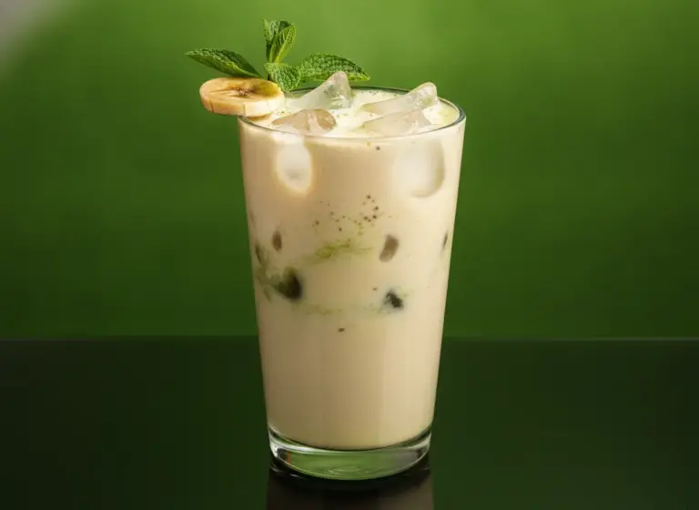 Affe und Pferd Hafermilch im Glas