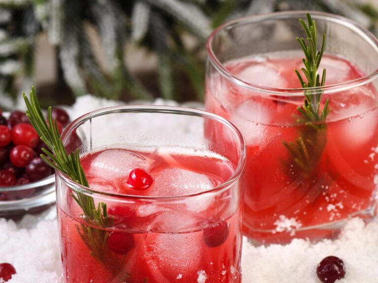 Alkoholfreier Gin Tonic mit Beeren