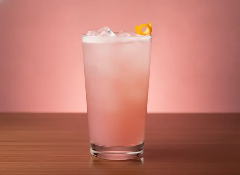 American Beauty Fizz im Glas