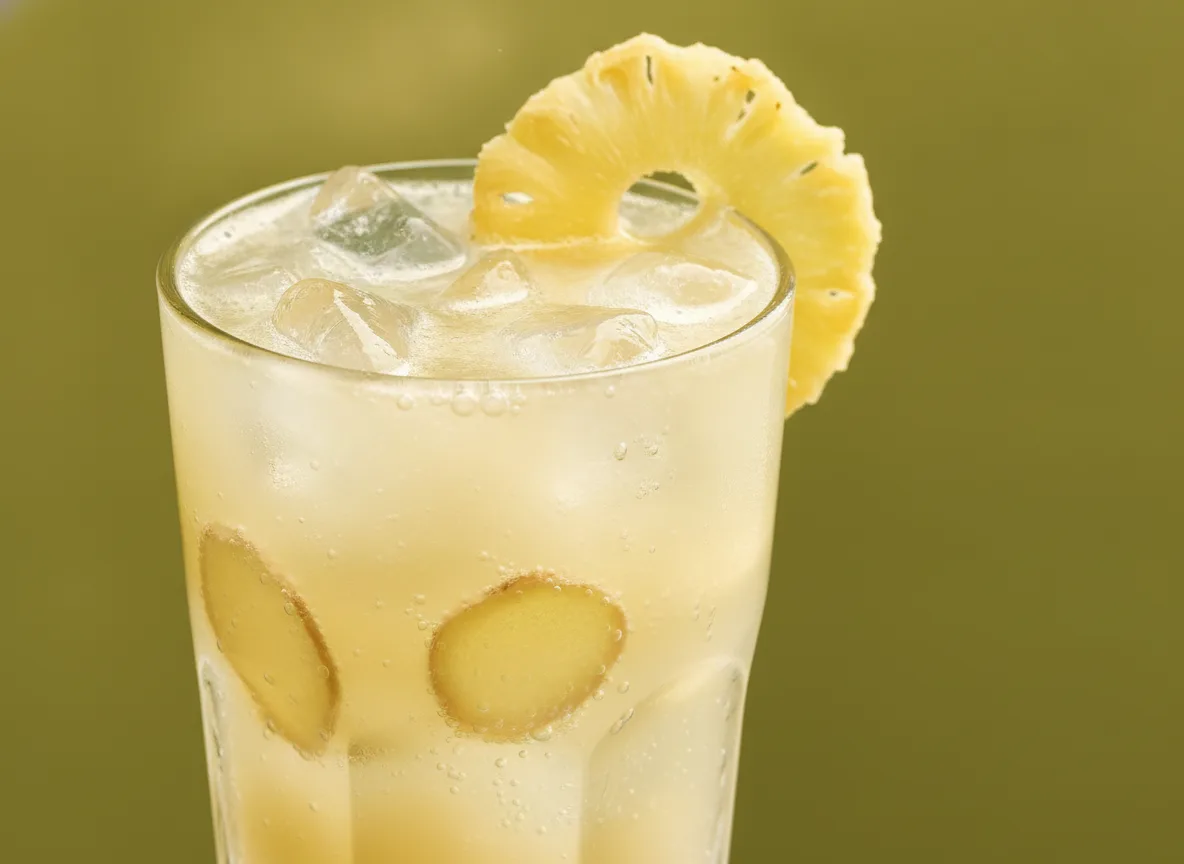 Ananas-Ingwer-Limonade