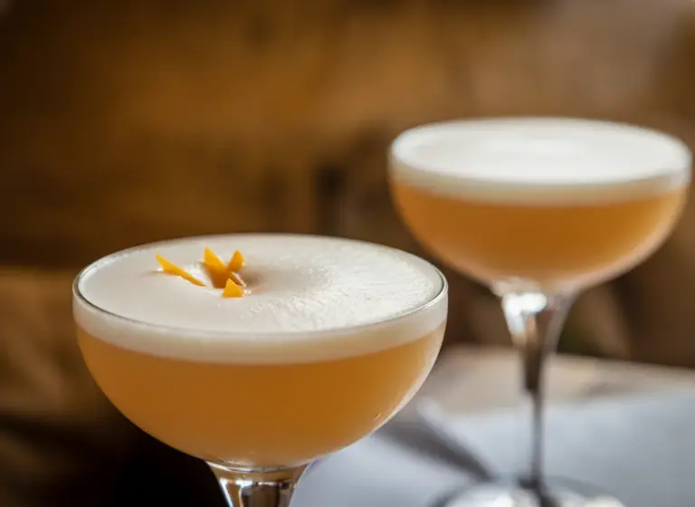 Apricot Gin Sour im Glas