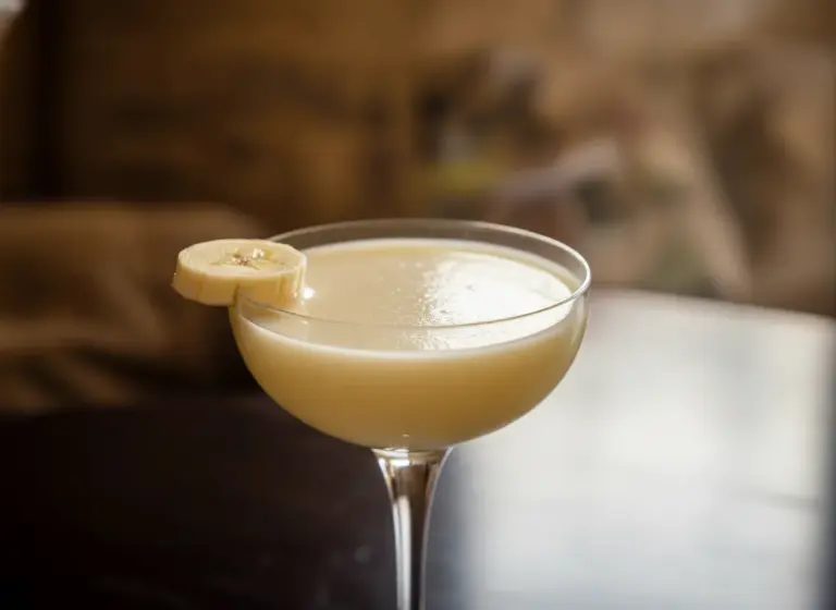 Bananen-Daiquiri im Glas