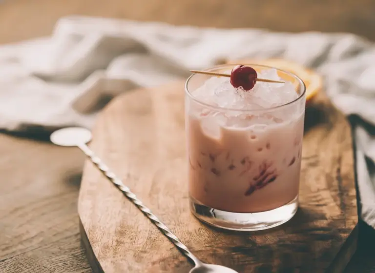 Batida Cherie im Glas