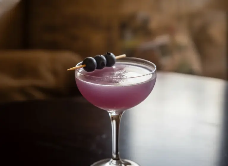 Blaubeeren-Daiquiri im Glas
