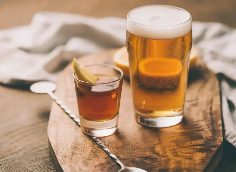 Boilermaker im Glas