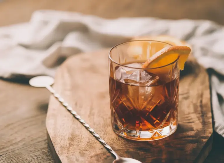 Bourbon Sazerac im Glas