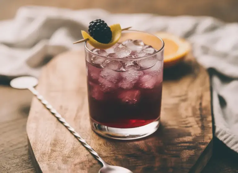 Bramble Cocktail im Glas