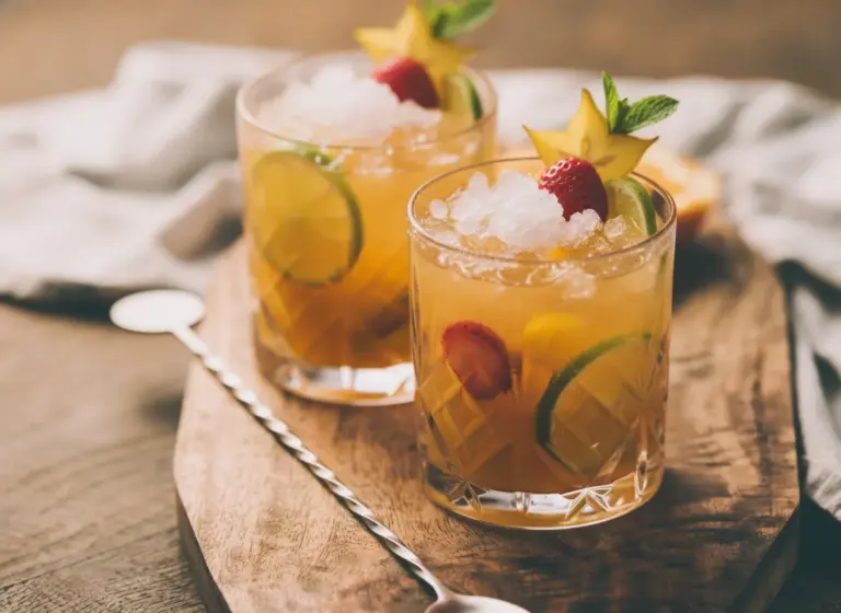 Caipifruta im Glas