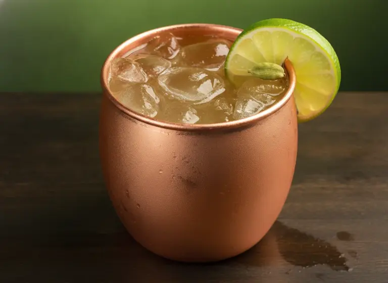 Cardamom Mule im Glas