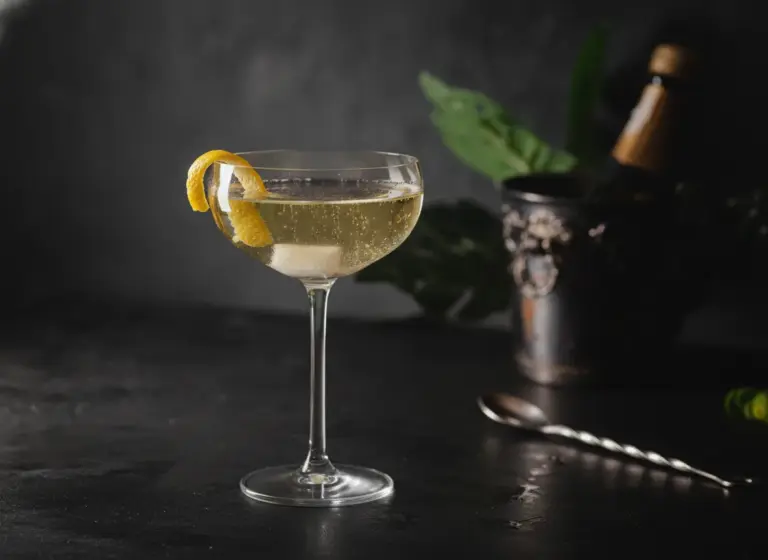 Champagner Cocktail Classic im Glas