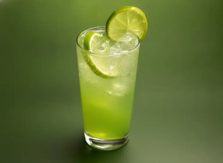 Chartreuse Cooler im Glas