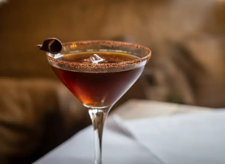 Chocolate Martini im Glas
