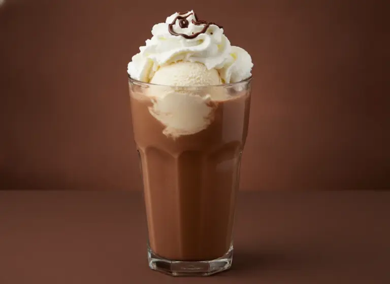 Chocolate Shake im Glas