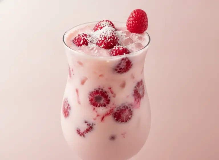 Coconut &- Raspberry Batida im Glas