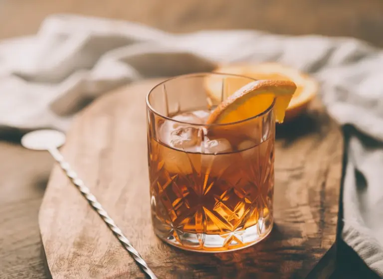Cognac Old Fashioned im Glas