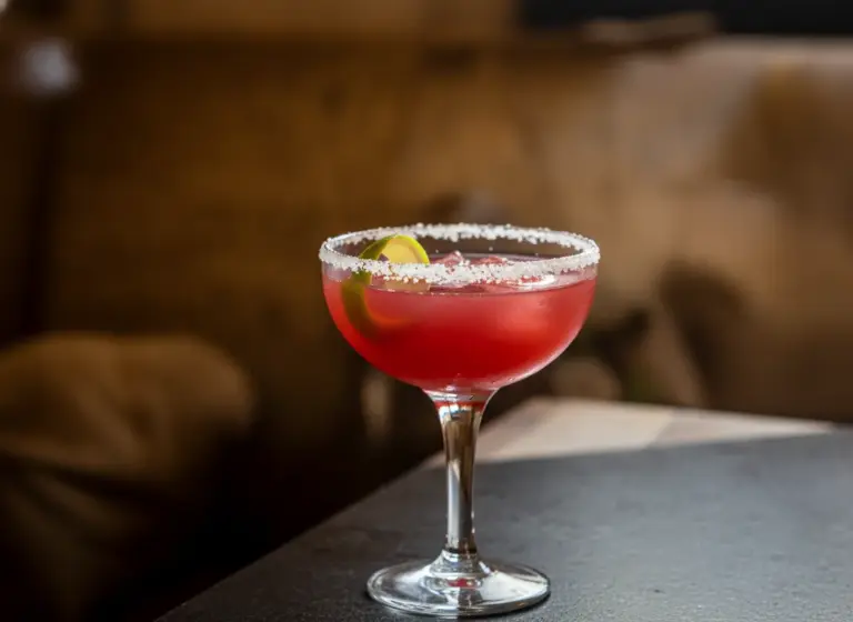 Cranberry Margarita im Glas