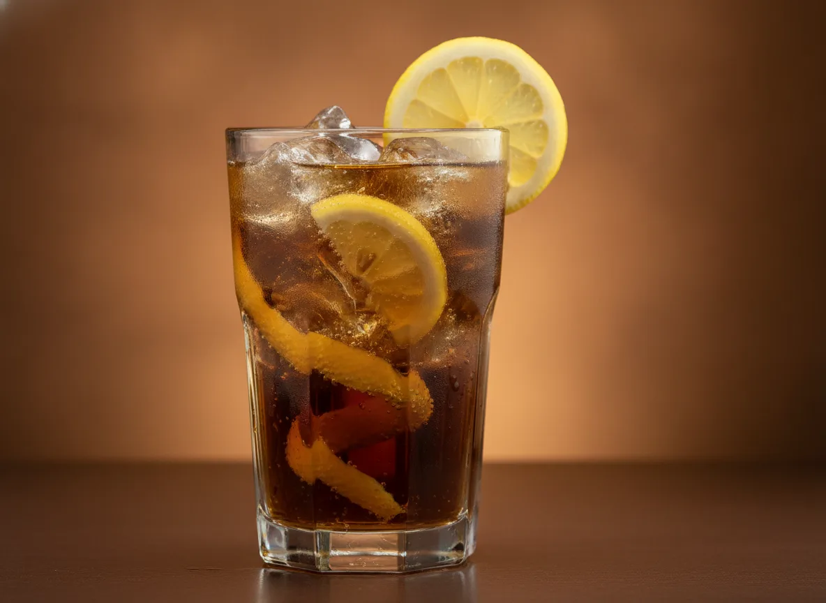 Cuba Libre mit Zitrone
