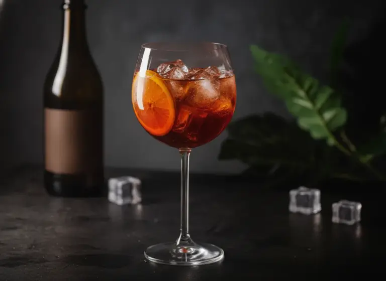 Cynar Spritz im Glas