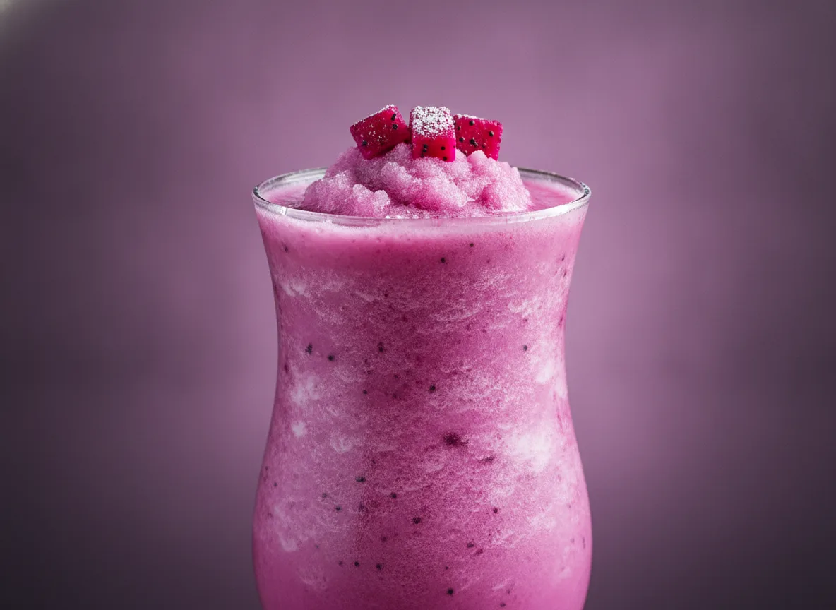 Drachenfrucht-Colada frozen