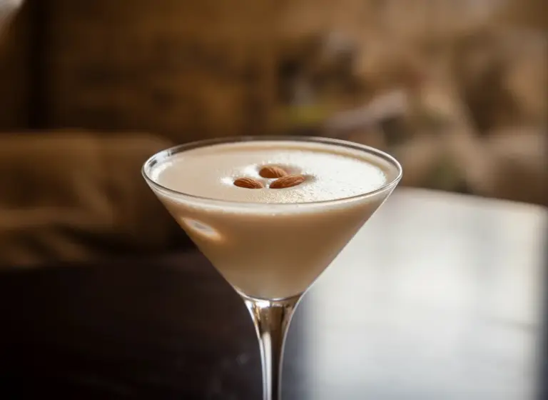 Espresso Martini ohne Alkohol im Glas