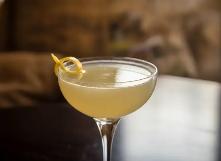 Frisco Sour mit Gin im Glas