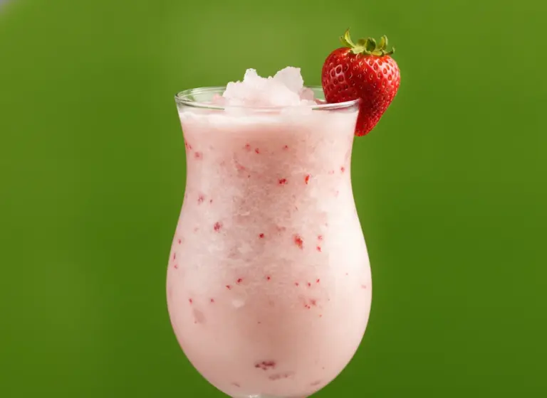 Frozen Strawberry Colada im Glas