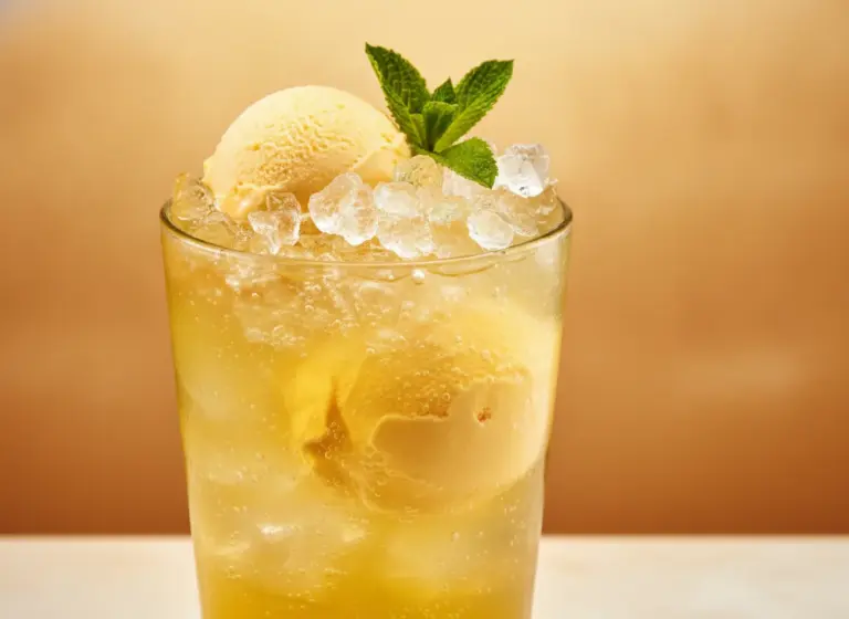 Gin Mango Sorbet im Glas