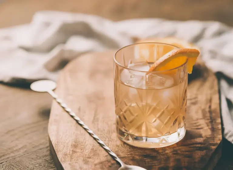 Gin Old Fashioned im Glas