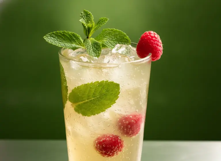 Ginger Fizz im Glas