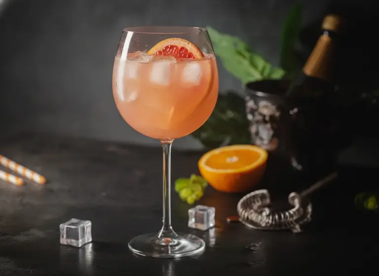 Ginger Grapefruit Spritz im Glas