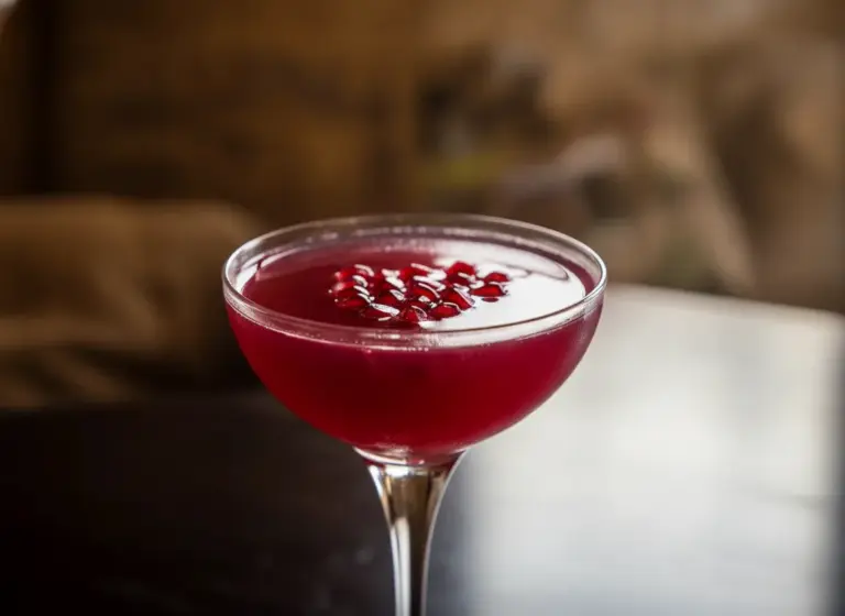 Granatapfel-Daiquiri im Glas