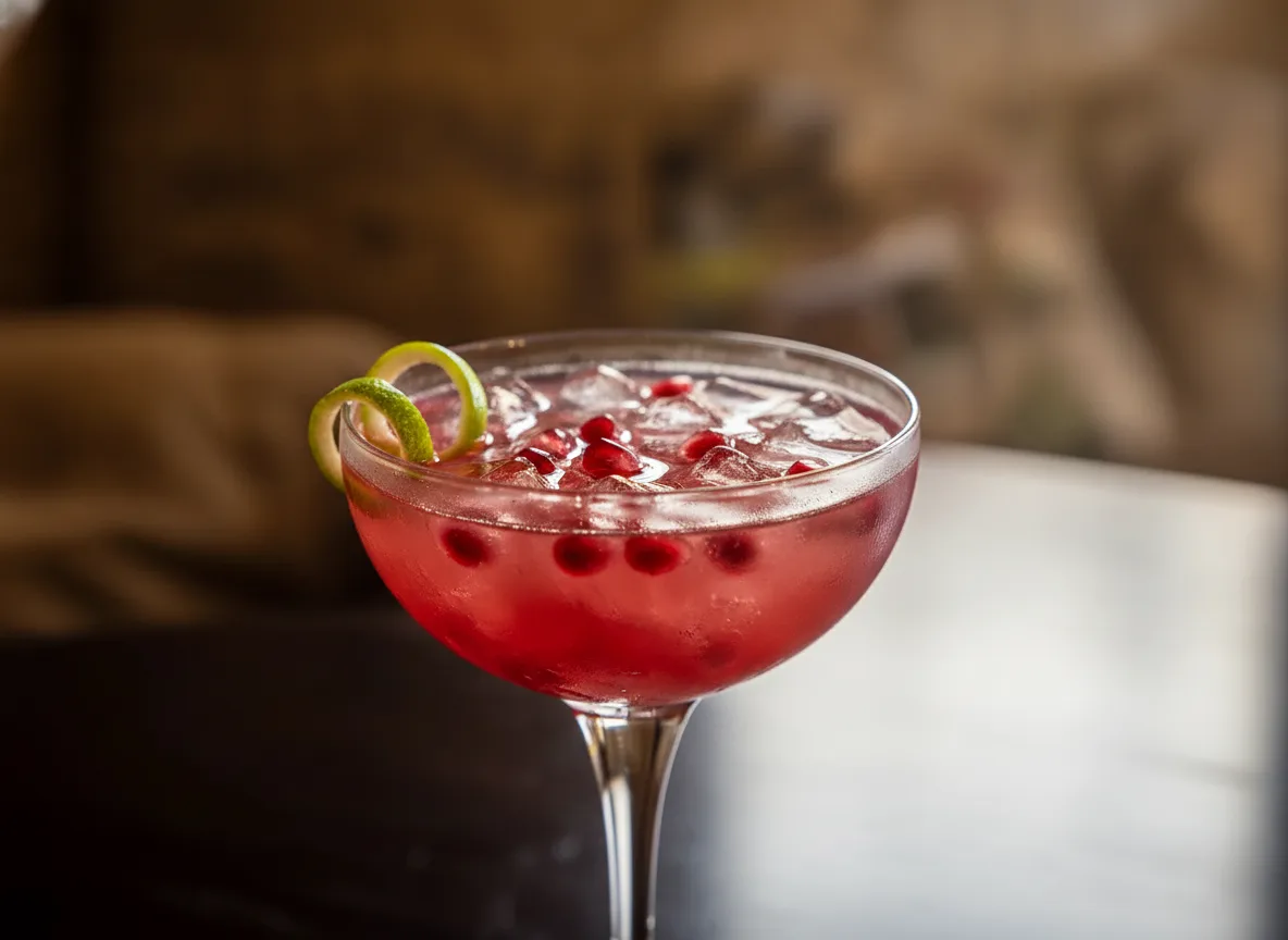 Granatapfel-Daiquiri ohne Sirup