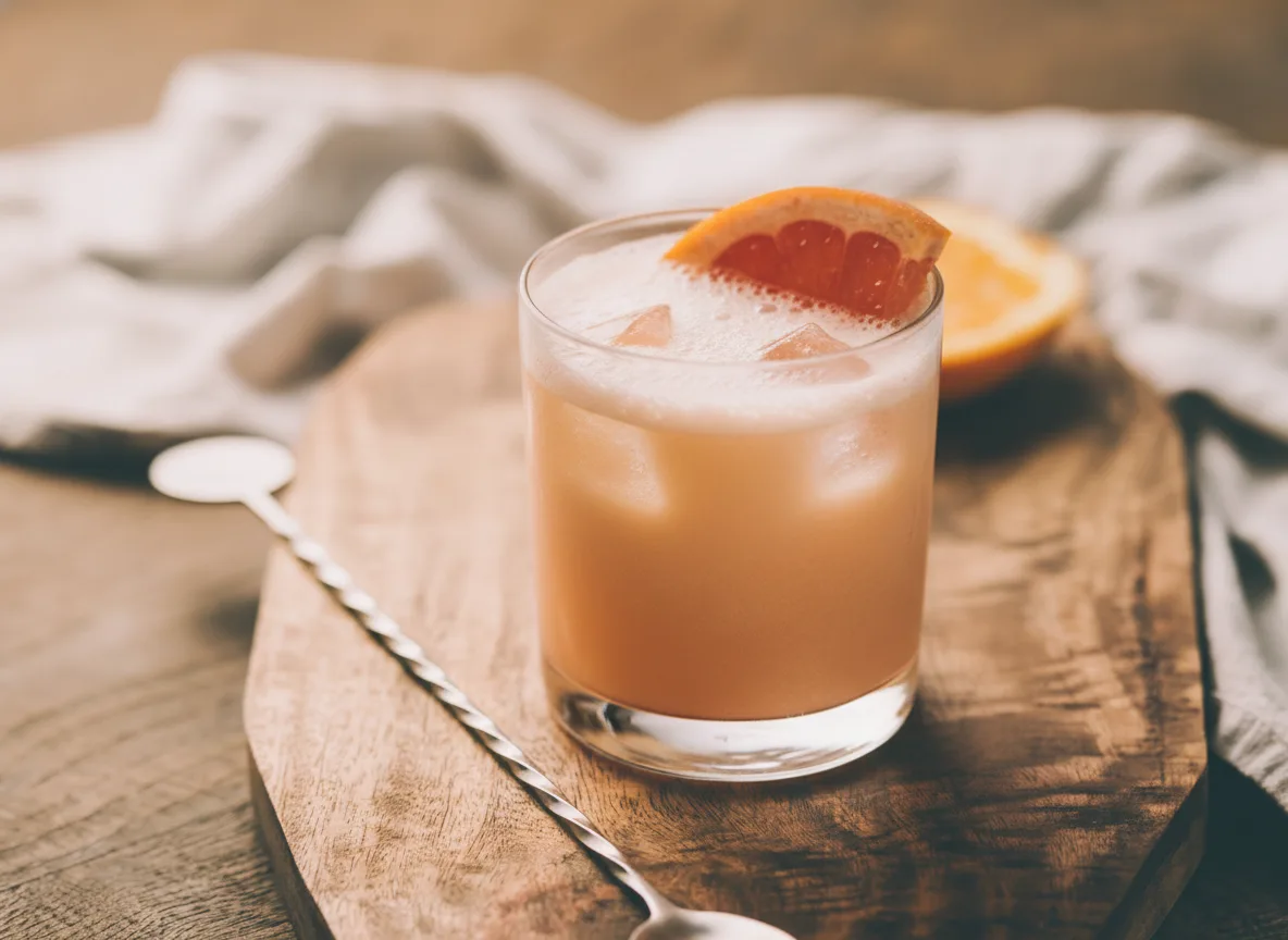 Grand Marnier Sour mit Grapefruit