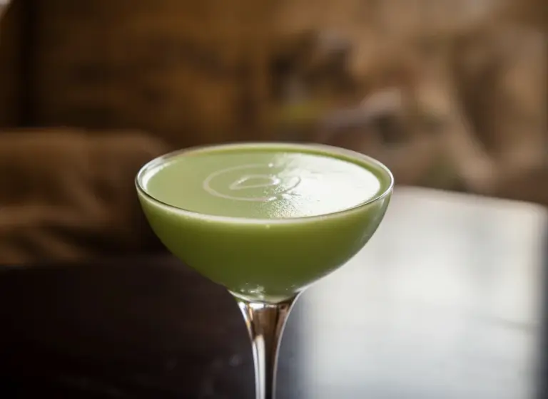 Grasshopper Martini im Glas