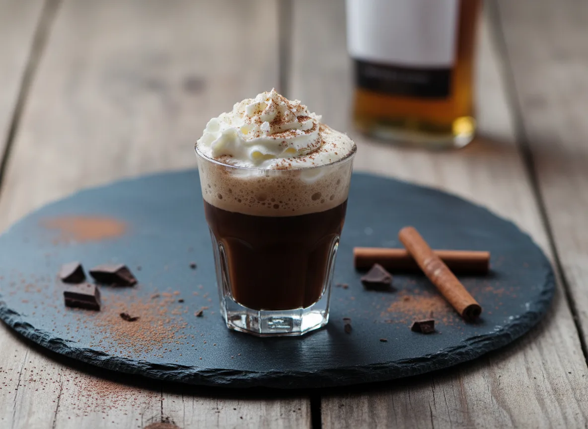 Heiße Schokolade mit Whiskey