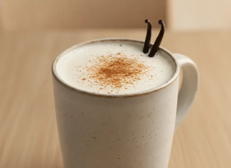 Heiße Vanille-Milch – alkoholfrei im Glas