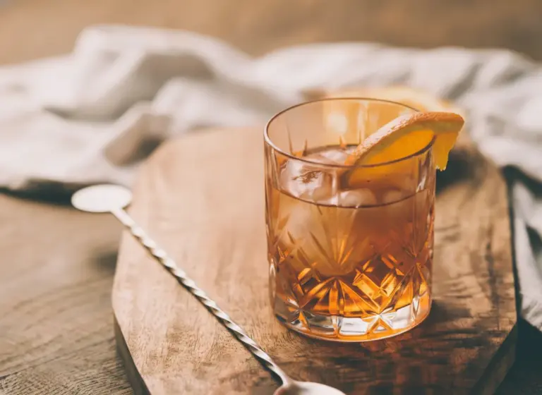 Honey Old Fashioned im Glas