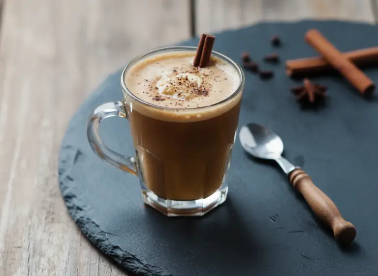 Hot Buttered Rum im Glas