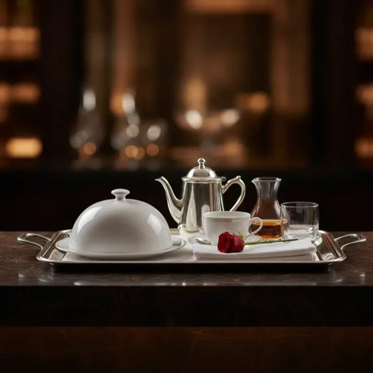 Hotellerie und Empfang – Roomservice: Von der Bestellung bis zum Abräumen