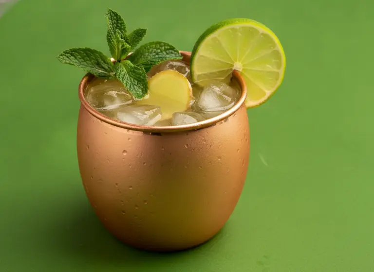 Ingwer-Moscow-Mule – alkoholfrei im Glas