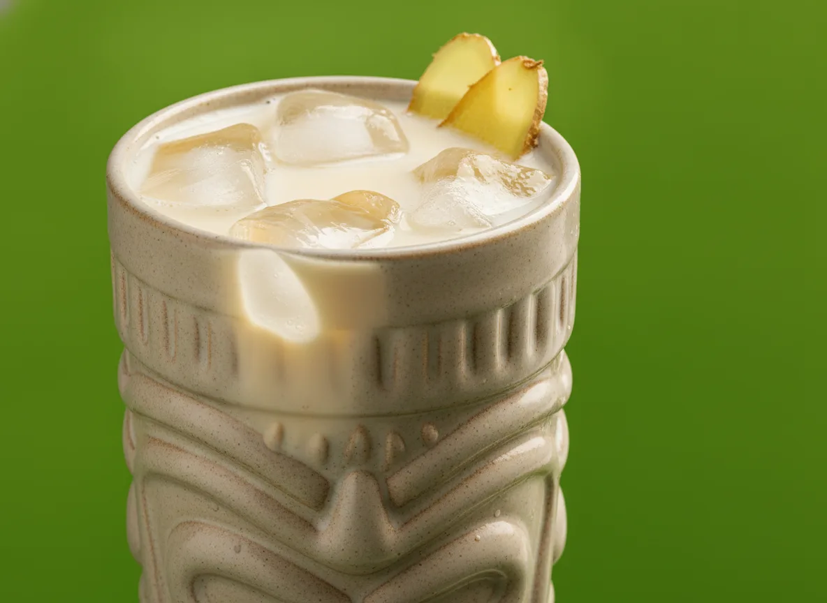 Kokos-Ingwer-Sojadrink