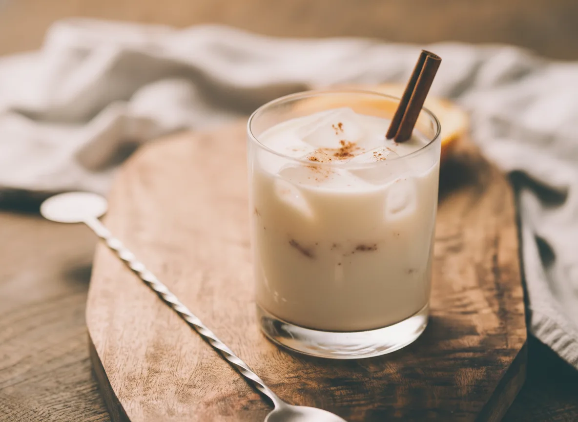 Kokos-Vanille-Sojadrink mit Gewürzen