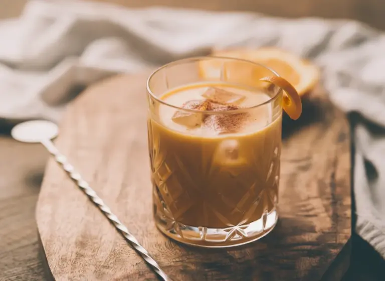 Kürbispunsch im Glas