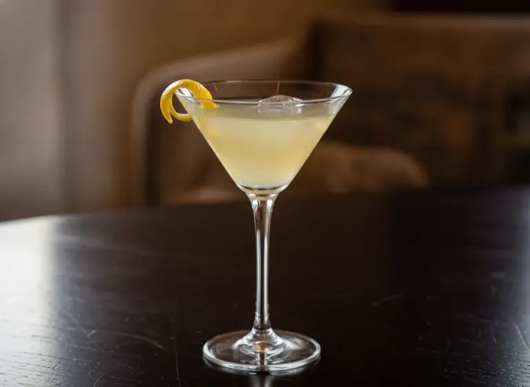Lemon Drop Martini im Glas