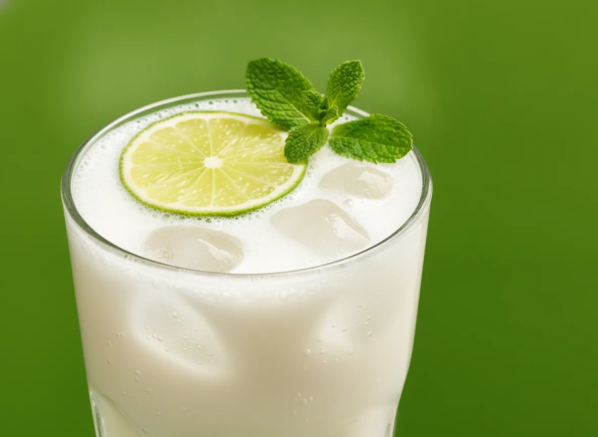 Limetten-Kokos-Limonade