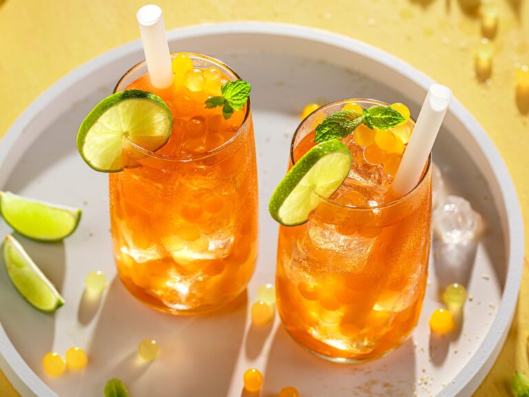 Limetten-Minze-Mango-Bubbles