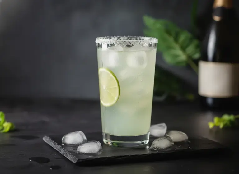 Limetten-Spritzer – alkoholfrei im Glas