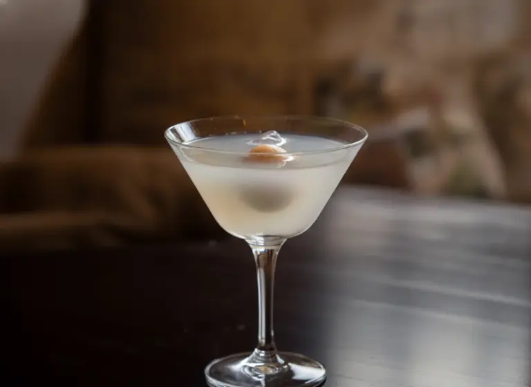 Lychee Martini im Glas
